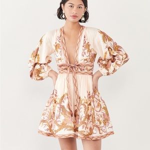 Zimmermann
Cassia Plunge Bow Mini Dress